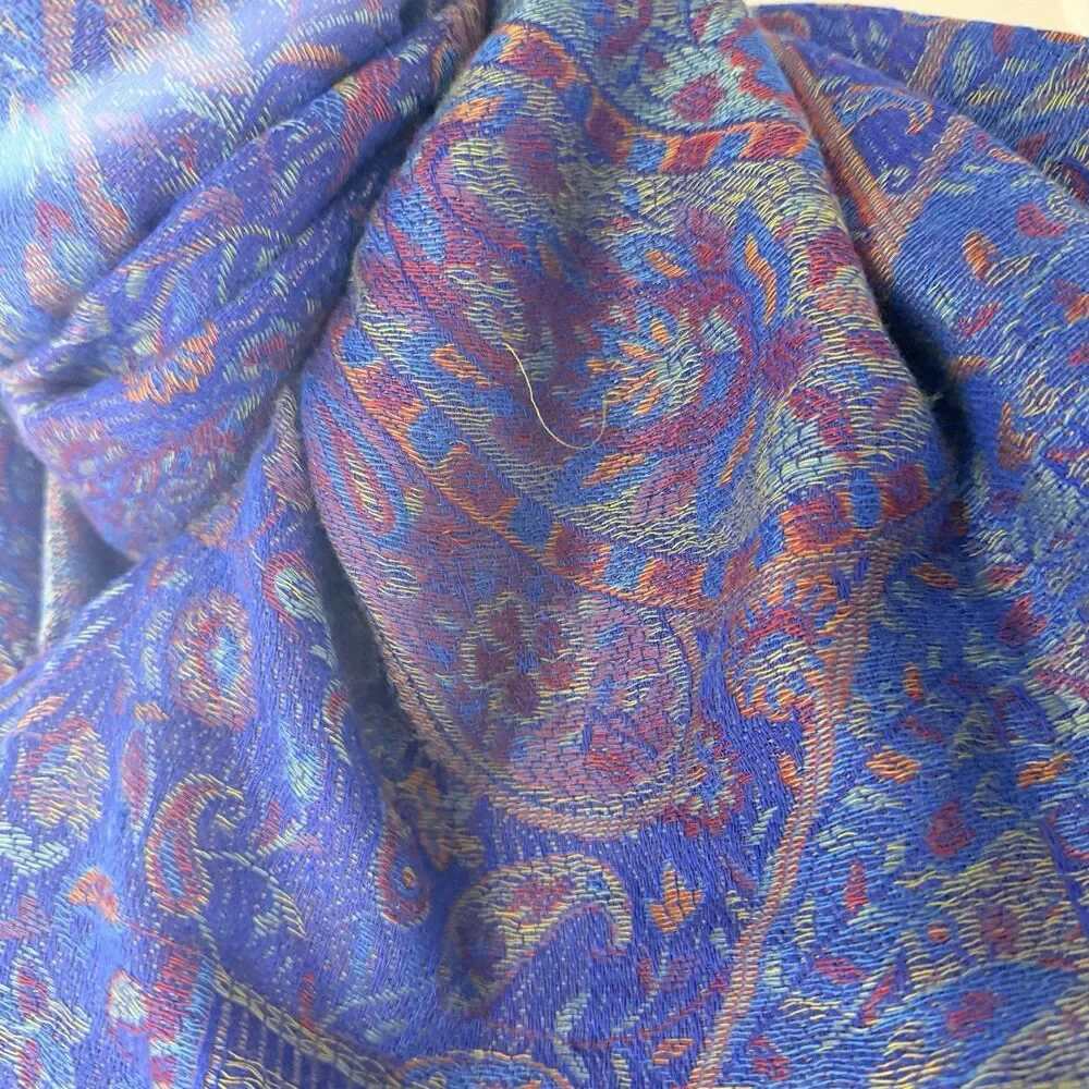Jerusalem 100% Cashmere Pashmina Scarf Mosque Art Shawl Winter Gift 70x27